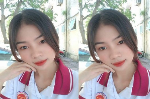 Vú to tròn, cô gái có đôi mắt xanh biếc quyến rũ nhất trường