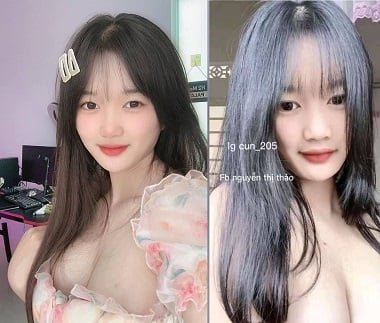 Nguyễn Thị Thảo với cặp 